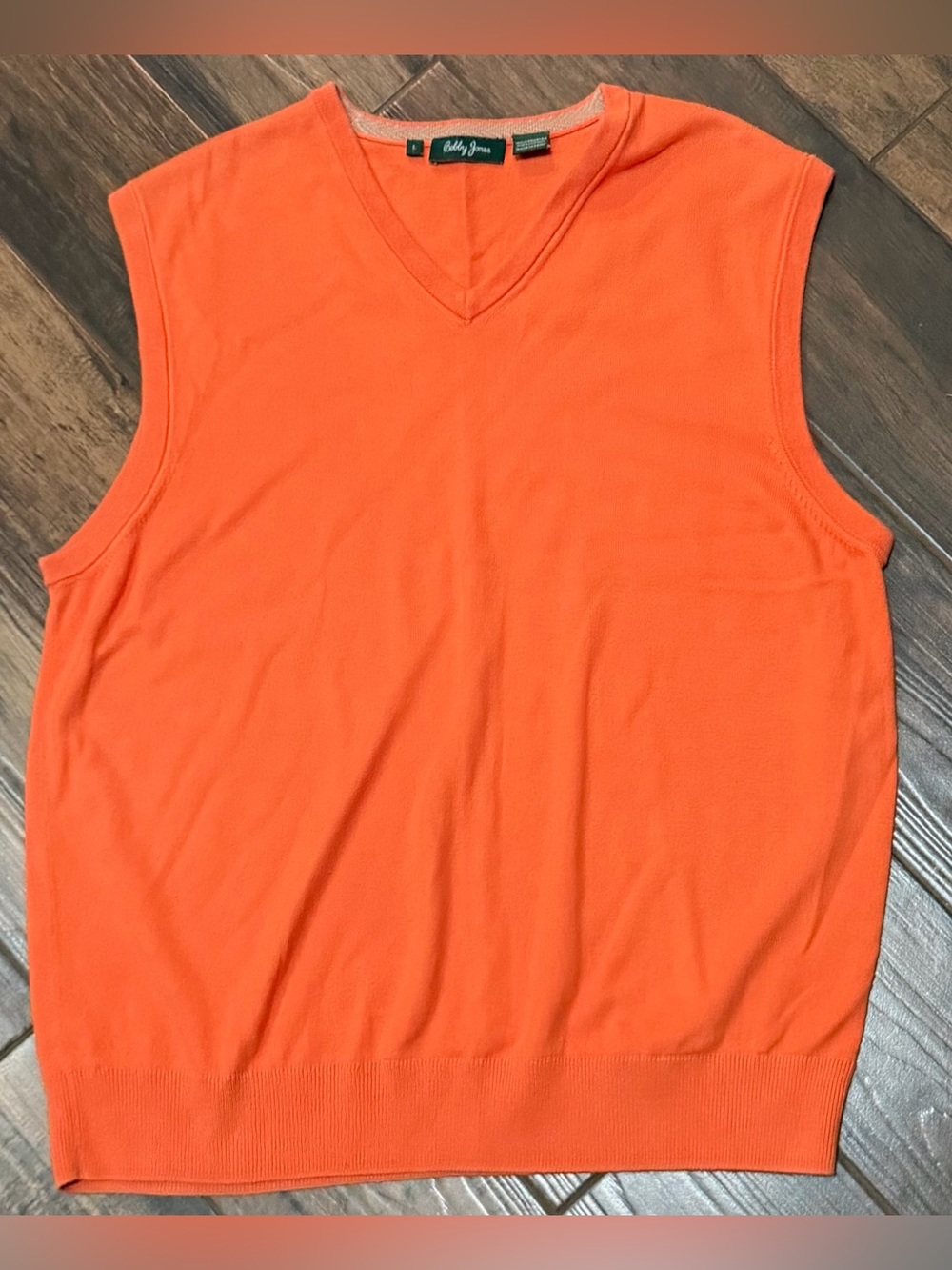 Bobby Jones Peruvian Pima Cotton Vest Sz L